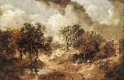 GAINSBOROUGH, Thomas Landscape in Suffolk sdg oil painting